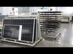 Bolsa plegable solar de 300w Negro Mochila solar portátil a prueba de agua