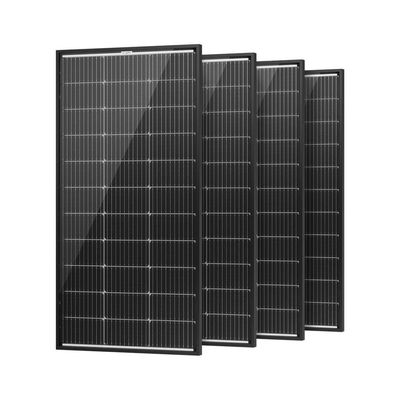 Panel solar de 400 Watt Células solares monocristalinas bifaciales con marco negro