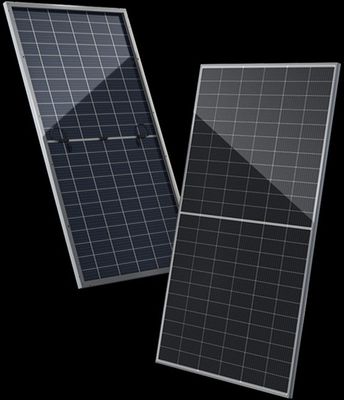 380 Watt 10.50A Paneles solares bifaciales 380W Panel solar marco negro