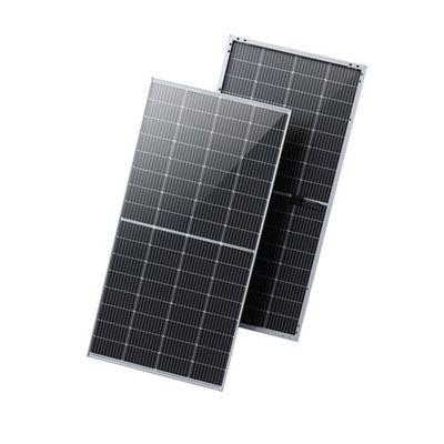 410 Watt IP68 Paneles solares bifaciales cristalinos con marco negro monocristalinos HJT