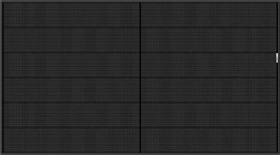 300w 36.2V Panes solares fotovoltaicos negros Panel solar policristalino