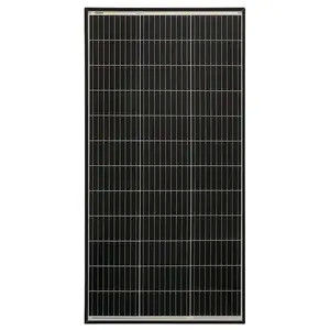 160 Watt 11 kg Panel solar portátil pequeño monocristalino para la carga de baterías de 12 V