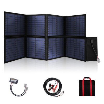 Paneles solares plegables monocristalinos de 120W con soporte perfecto para acampar al aire libre