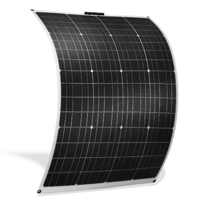 Panel solar monocristalino flexible e impermeable de 175W para superficies flexibles curvas