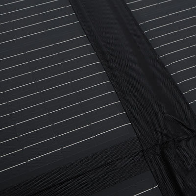 Cubierta solar Partabl Negro de 200W para entusiastas del aire libre