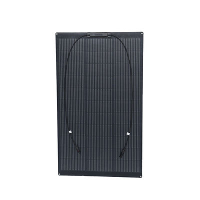ETFE Superficie 100W Negro Panel Solar Flexible para fuera de la red