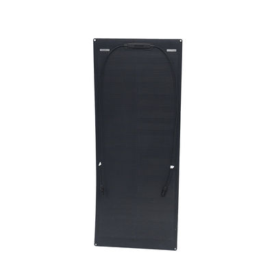 ETFE Superficie 100W Negro Panel Solar Flexible para fuera de la red