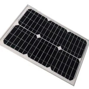 Panel solar monocristalino de 30w Bi paneles solares para carga de baterías de 12v fuera de la red