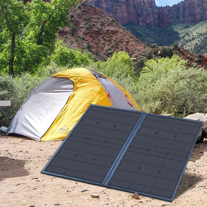 100W convenientes paneles solares portátiles para RV para soluciones de energía sostenible